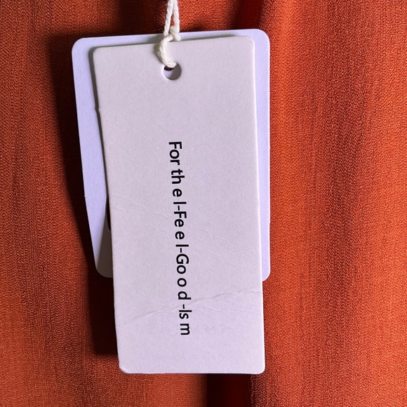 NWT Coastal Vacation Maxi Dress Coverup Resortwear Pool Beach XL Burnt Orange - Picture 4 of 12